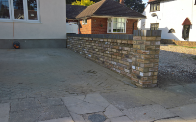Wall Finished with Engineer Brick