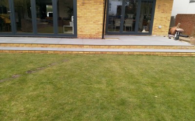 Extension, Paved Area & Steps